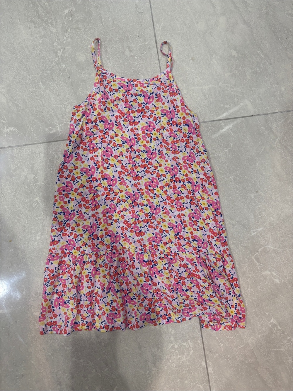 Old Navy Pink Floral Spaghetti-Strap Sundress